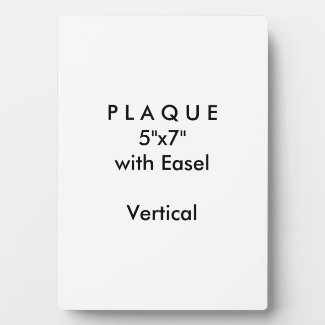 Do It Yourself - Plaque 5x7 with Easel (Front)