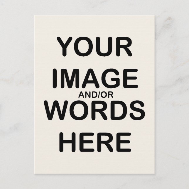 DO IT YOURSELF ~ Postcard / Invitation / RSVP (Front)