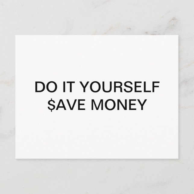 DO IT YOURSELF ~ Postcard / Invitations (Front)