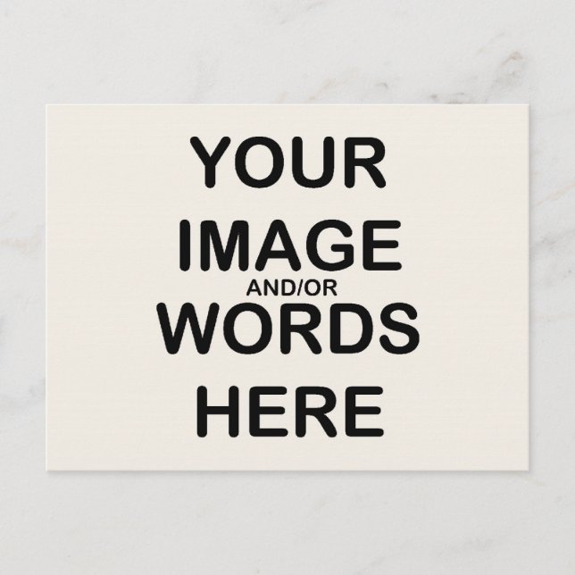 DO IT YOURSELF ~ Postcard / Thank You Cards (Front)