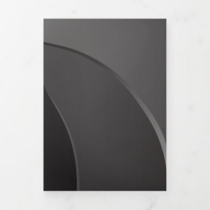 Do less with more focus Tri-Fold holiday card