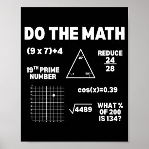 Do Math 67 Meme Six Seven Poster