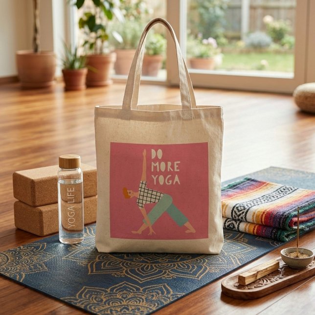 Do more yoga sweet tote bag (Creator Uploaded)
