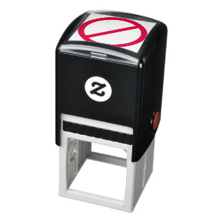 DO NOT ANTI red circle with slash symbol Self-inking Stamp