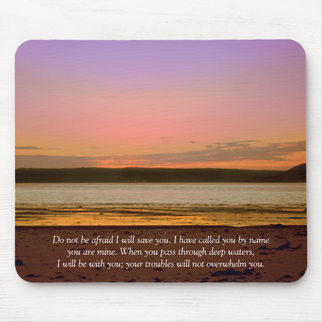 Do not be afraid mouse pad (Front)