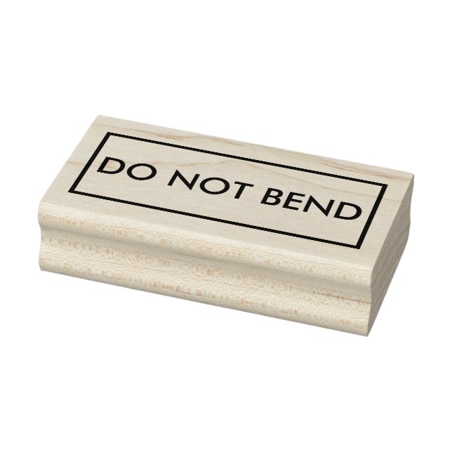 DO NOT BEND RUBBER STAMP (Stamp)
