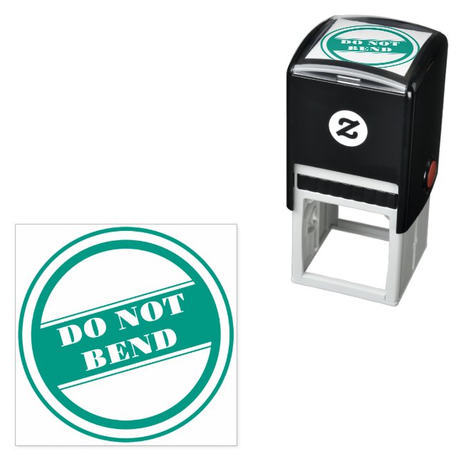 DO NOT BEND SELF-INKING STAMP (In Situ)