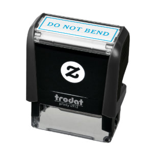 DO NOT BEND Shipping and Mailing Self-inking Stamp