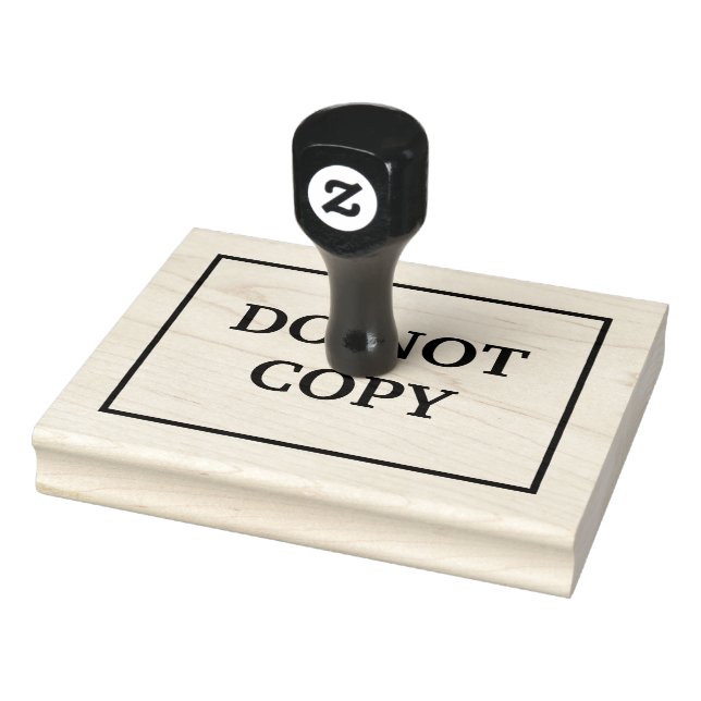 Do not copy rubber stamp (Stamp)