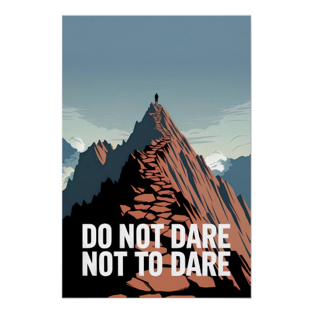 Do not dare not to dare poster (Front)