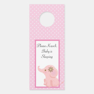 Do Not Disturb Baby Sleeping Door Hanger Sign