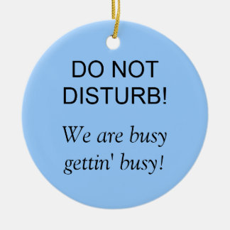 Do Not Disturb Ceramic Tree Decoration
