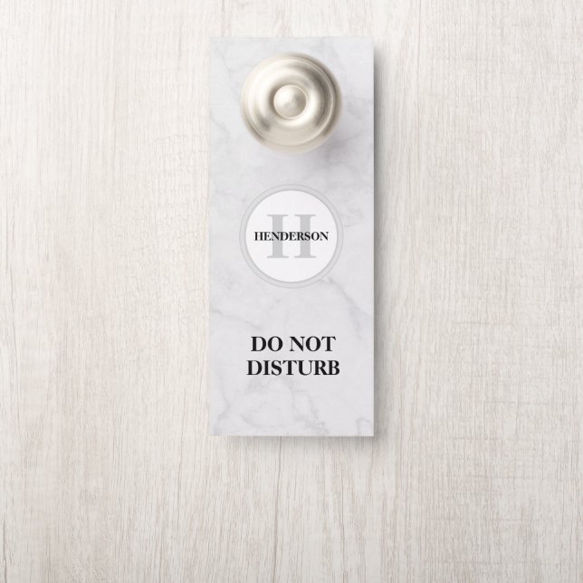 Do Not Disturb Door Hanger (On Knob)