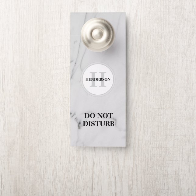 Do Not Disturb Door Hanger (On Knob)