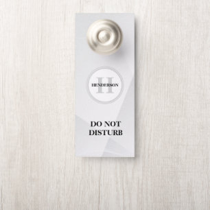 Do Not Disturb Door Hanger