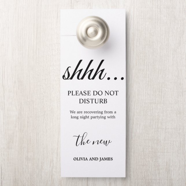 Do Not Disturb Door Hanger (On Knob)