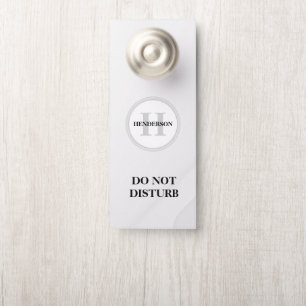 Do Not Disturb Door Hanger