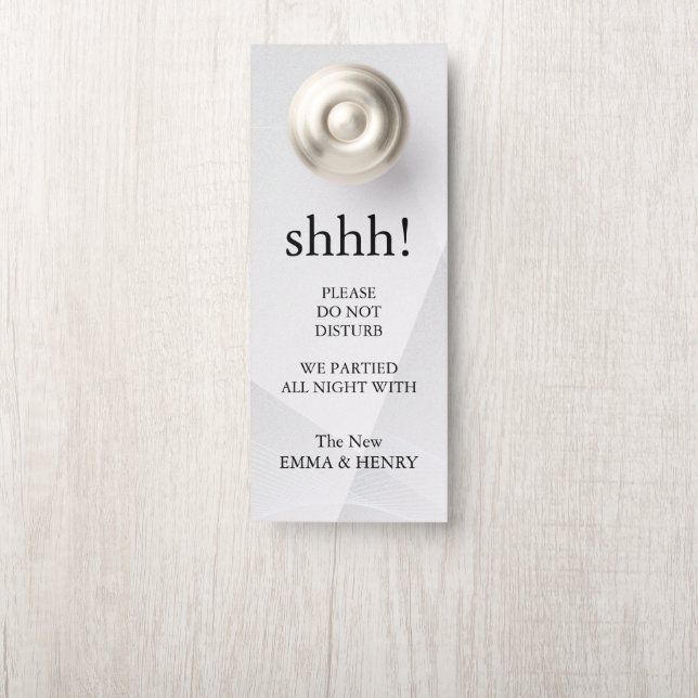 Do Not Disturb Door Hanger (On Knob)