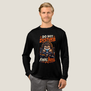 Do Not Disturb Final Boss Hedgehog Gamer Shirt