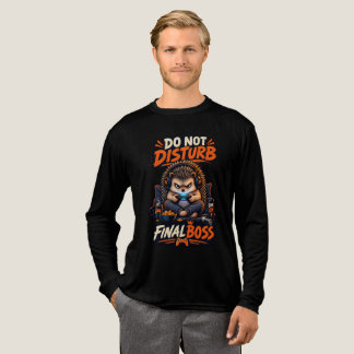 Do Not Disturb Final Boss Hedgehog Gamer Shirt