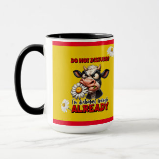Do Not Disturb  - Funny Cow Mug