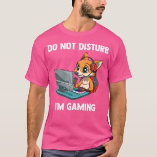 Do Not Disturb Funny Video Gaming Fox Gamer T-Shirt