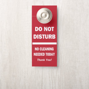 Do Not Disturb Hotel Room Door Hanger