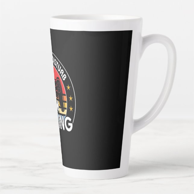 Do Not Disturb I Am Gaming Latte Mug (Right)