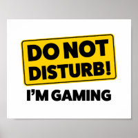 Do not disturb! I'm gaming