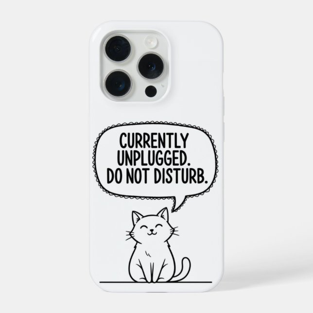 Do Not Disturb  iPhone Case (Back)
