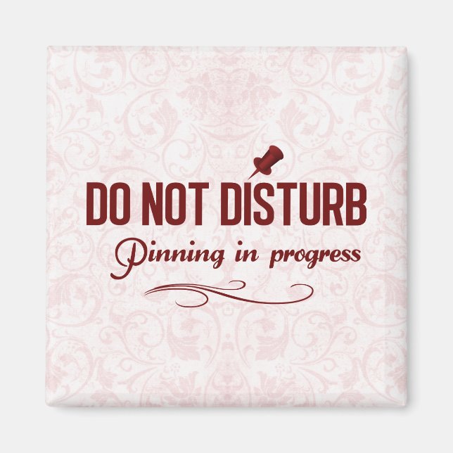 Do not disturb. Pinning in progress Magnet (Front)
