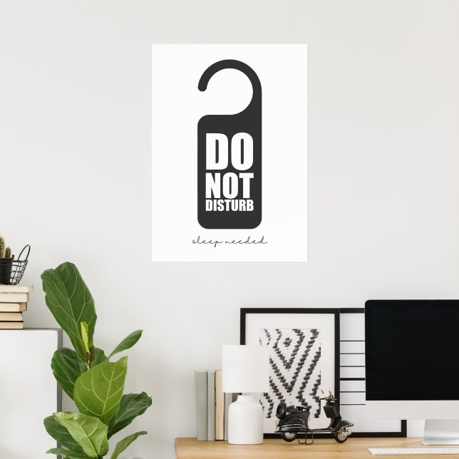 Do not disturb  poster (Home Office)