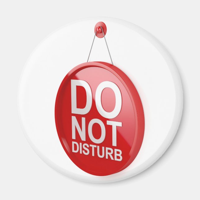 Do not disturb signboard magnet (Front)