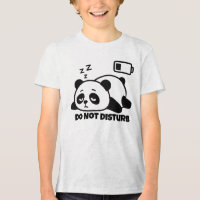 Do Not Disturb Sleeping Panda Cute Lazy Funny