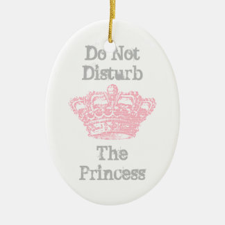 Do Not Disturb The Princess Door Hanger Ceramic Tree Decoration