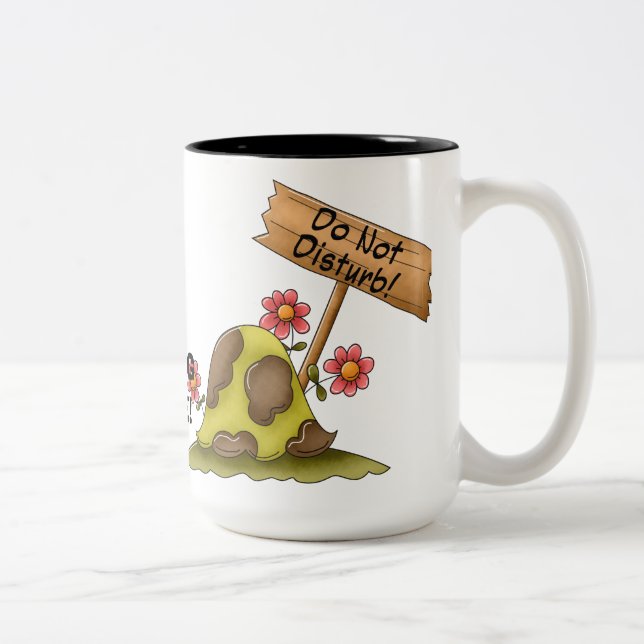 Do NOT Disturb turtle mug (Right)