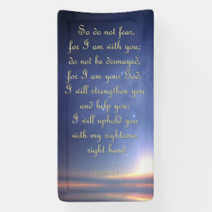 Do Not Fear Banner - Isaiah 41:10