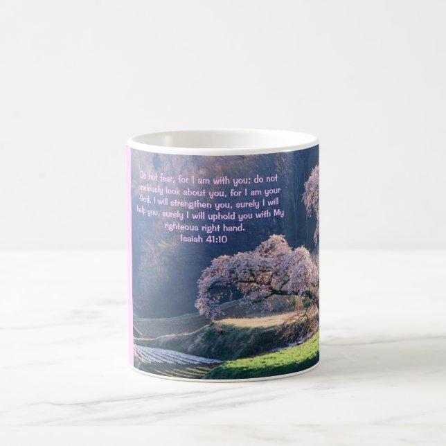 Do Not Fear ~ Cherry Blossom Coffee Mug (Center)