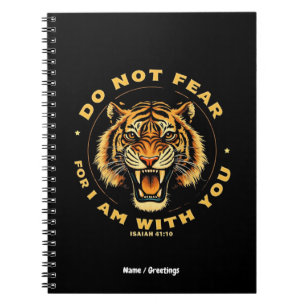 Do Not Fear For I Am With You Isaiah 41:10 Bible  Notebook