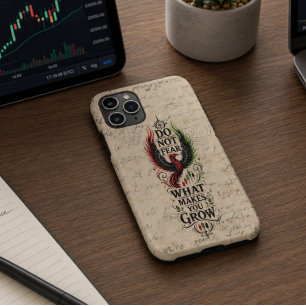 Do Not Fear Vintage Letter Phoenix Design Case-Mate iPhone Case