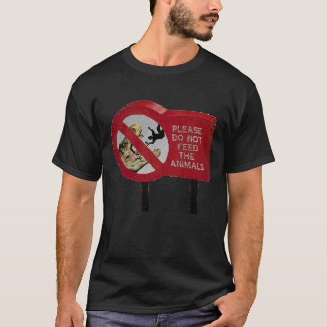 Do not feed the Dinosaur T-Shirt (Front)