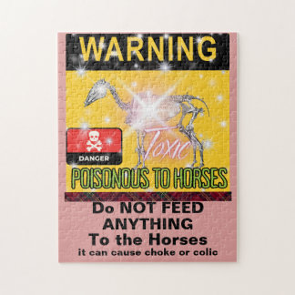 DO NOT FEED THE HORSES JIGSAW PUZZLE