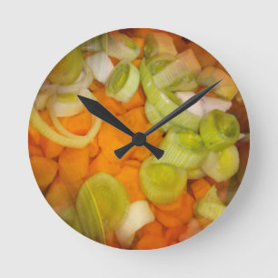 Do not forget to prep the veg Wall Clock 1