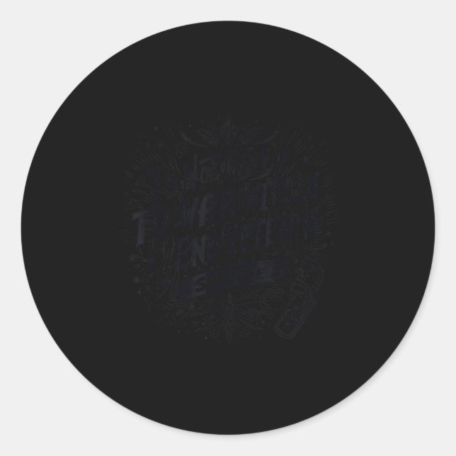 Do Not Give In To The War Within End Veteran Suici Classic Round Sticker (Front)