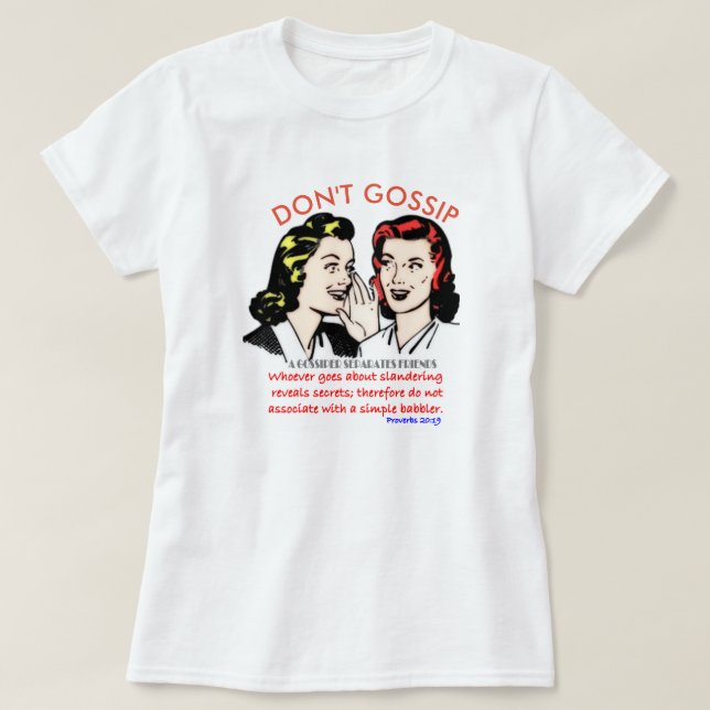 DO NOT GOSSIP T-Shirt (Design Front)