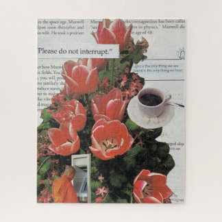 Do Not Interrupt Money Morning Coffee Tea Time Jigsaw Puzzle
