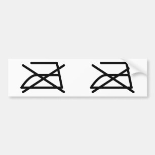 DO NOT IRON! BUMPER STICKER