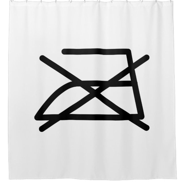 DO NOT IRON! SHOWER CURTAIN (Front)