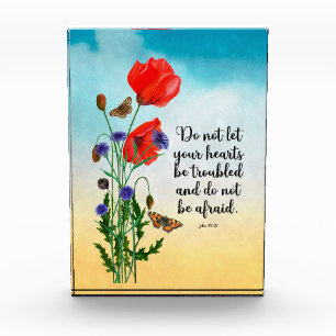 Do not let your hearts be troubled photo block