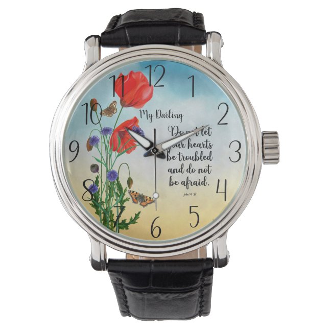 Do not let your hearts be troubled watch (Front)